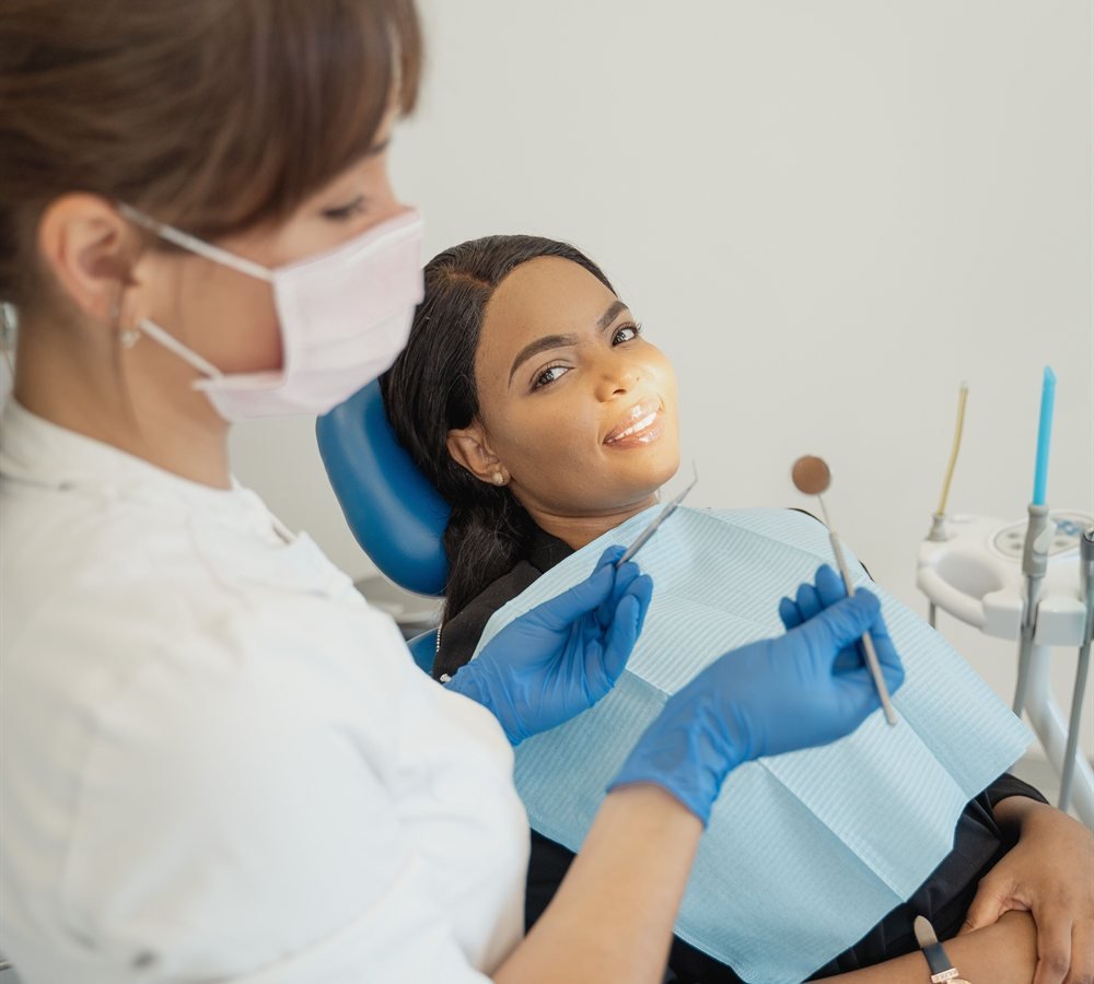 Periodontist consulting with a patient about sedation dentistry options